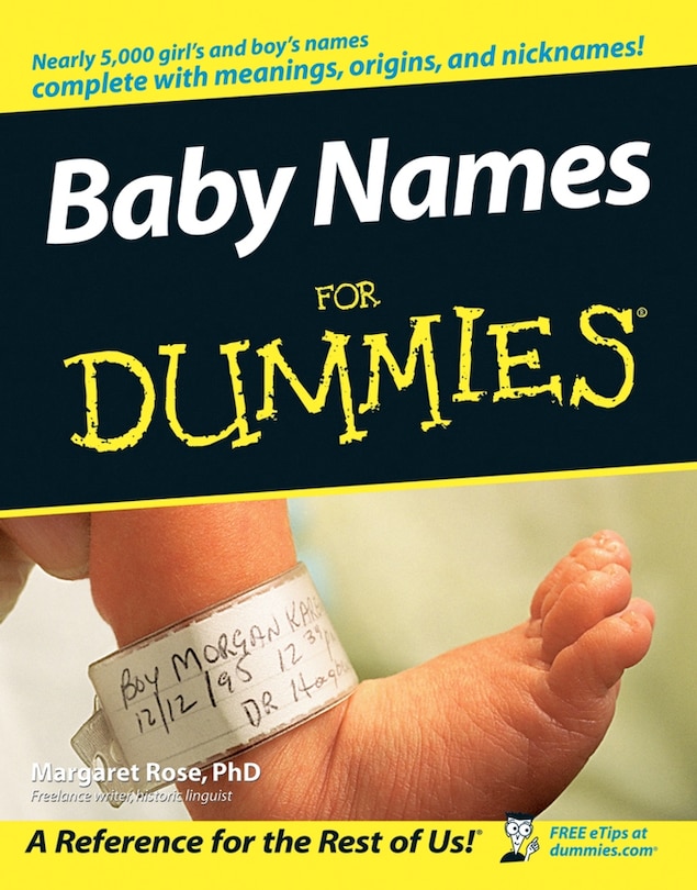 Front cover_Baby Names For Dummies