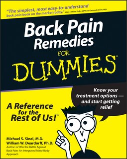 Front cover_Back Pain Remedies For Dummies
