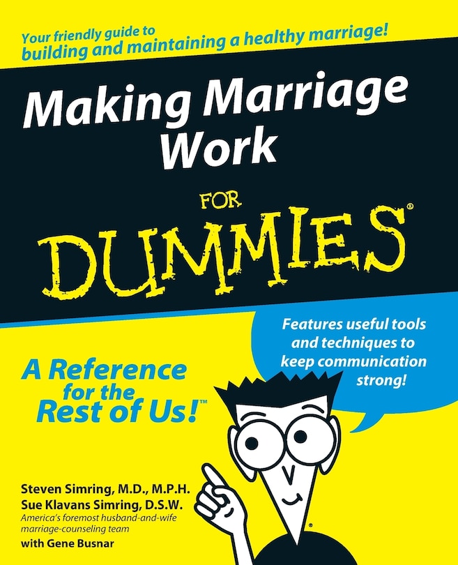 Front cover_Making Marriage Work For Dummies