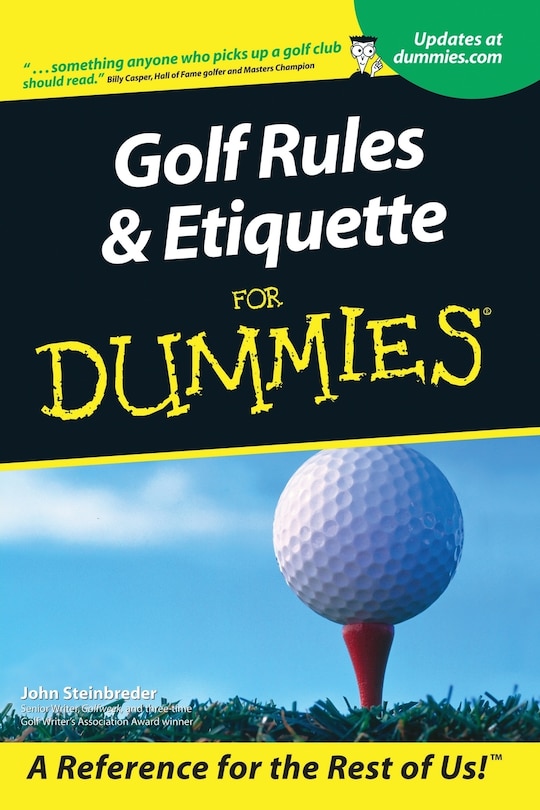 Front cover_Golf Rules and Etiquette For Dummies