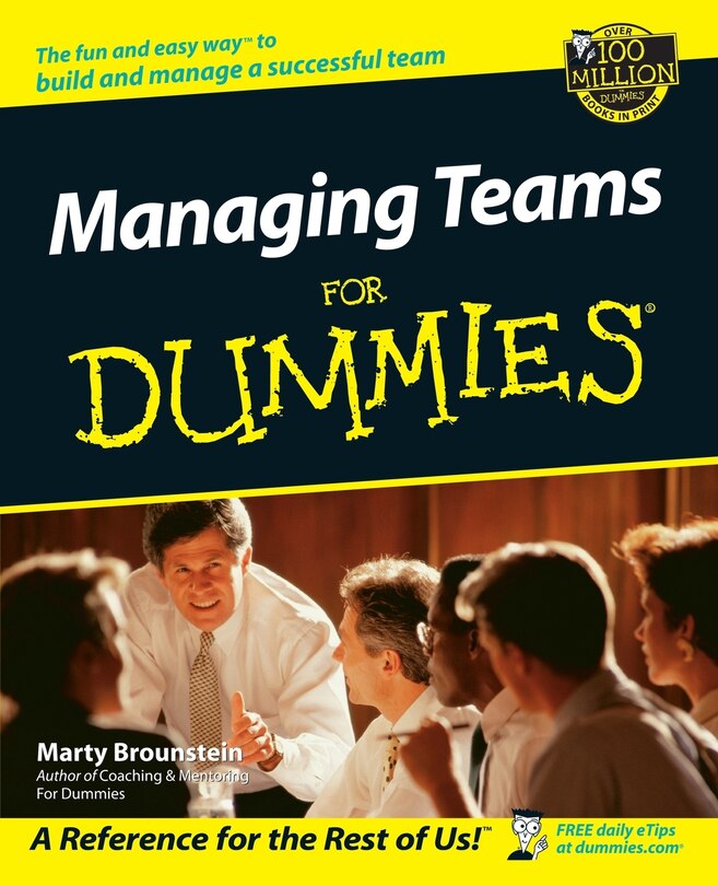 Couverture_Managing Teams For Dummies