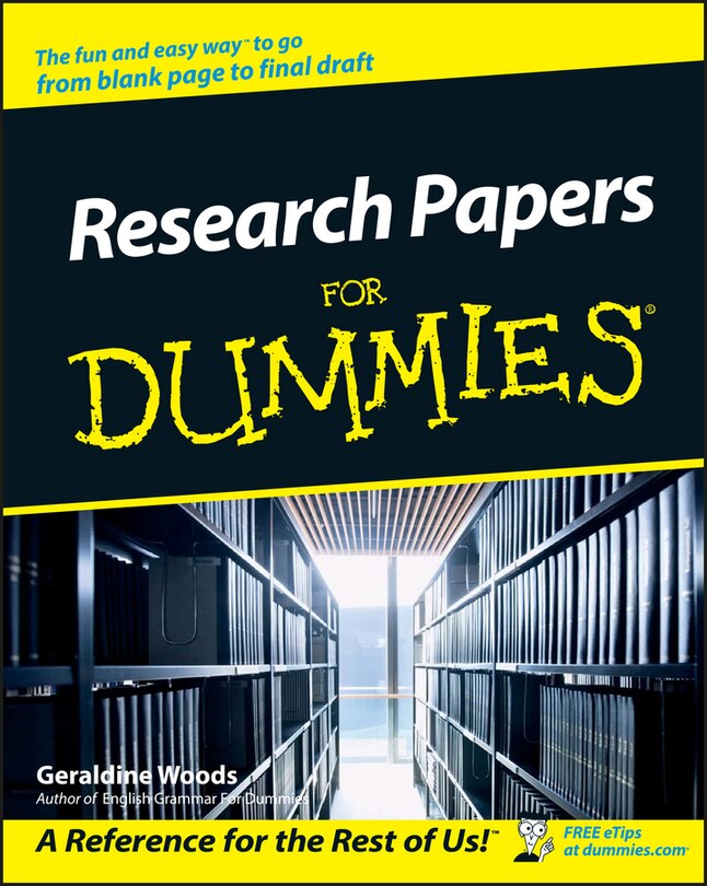 Front cover_Research Papers For Dummies