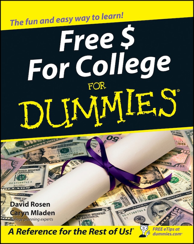 Front cover_Free $ For College For Dummies
