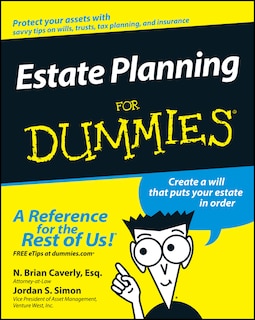 Front cover_Estate Planning For Dummies