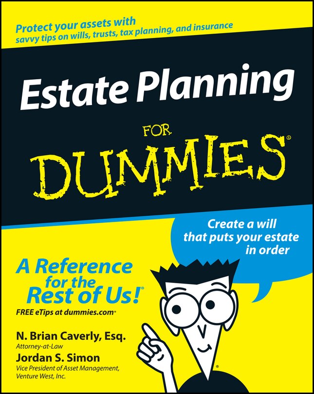 Front cover_Estate Planning For Dummies