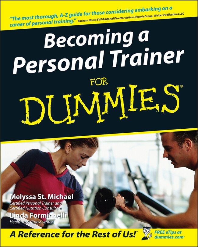 Front cover_Becoming a Personal Trainer For Dummies