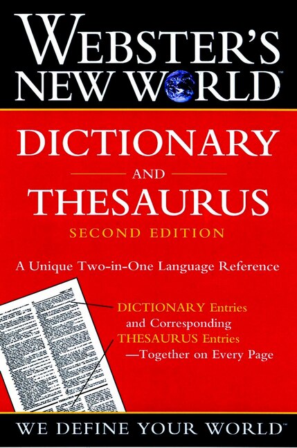 Couverture_Webster's New World Dictionary and Thesaurus, 2nd Edition (Paper Edition)