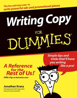 Front cover_Writing Copy For Dummies
