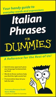 Front cover_Italian Phrases For Dummies