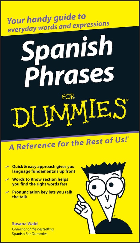 Front cover_Spanish Phrases For Dummies