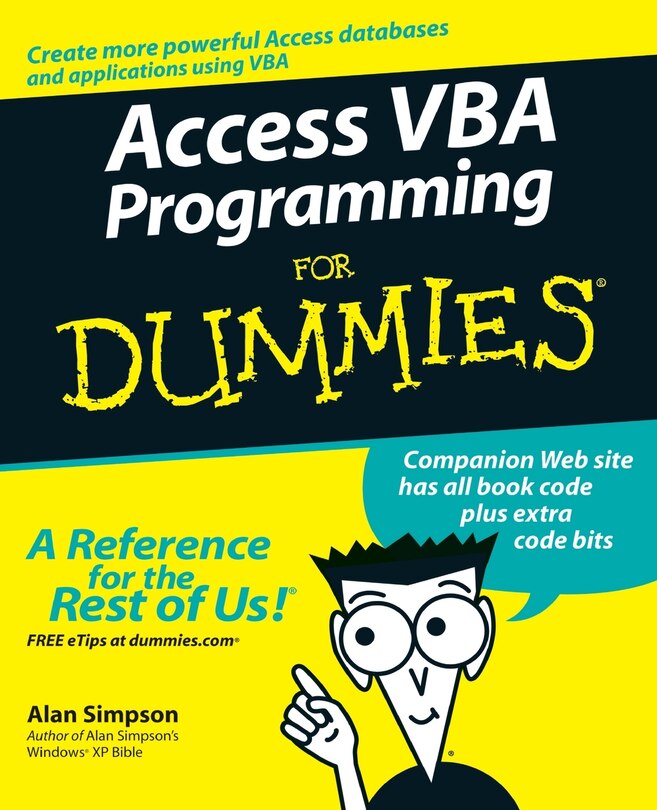Front cover_Access VBA Programming For Dummies
