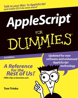 Front cover_AppleScript For Dummies