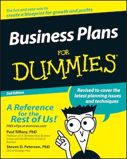 Front cover_Business Plans For Dummies