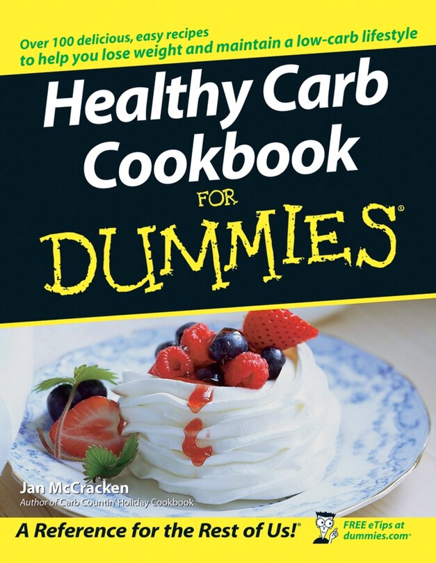 Couverture_Healthy Carb Cookbook For Dummies