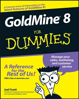 Front cover_GoldMine 8 For Dummies