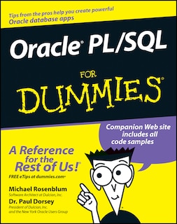 Front cover_Oracle PL / SQL For Dummies