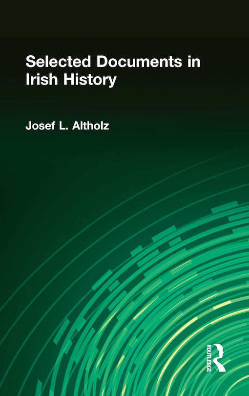 Couverture_Selected Documents in Irish History