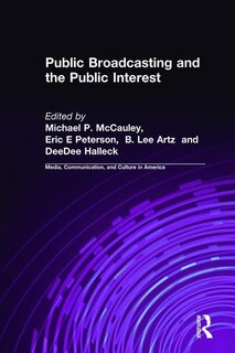 Couverture_Public Broadcasting And The Public Interest