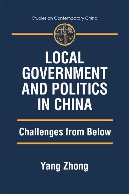 Couverture_Local Government and Politics in China