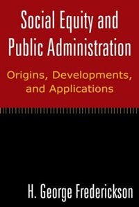 Couverture_Social Equity And Public Administration
