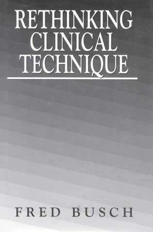 Couverture_Rethinking Clinical Technique