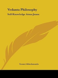 Front cover_Vedanta Philosophy