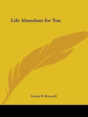 Front cover_Life Abundant for You