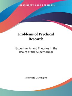 Front cover_Problems of Psychical Research