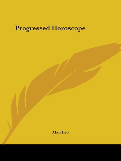 Front cover_Progressed Horoscope