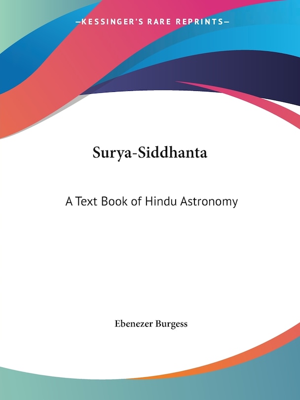 Front cover_Surya-Siddhanta