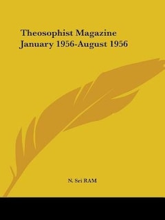 Front cover_Theosophist Magazine January 1956-August 1956