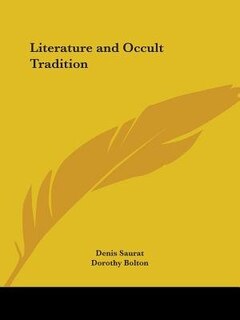 Couverture_Literature and Occult Tradition