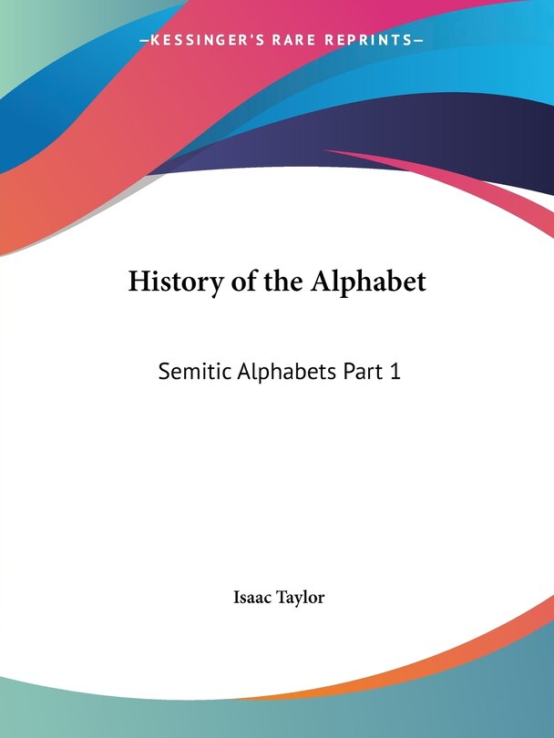 Front cover_History of the Alphabet