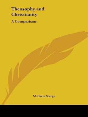 Front cover_Theosophy and Christianity