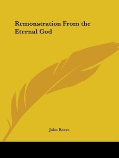 Front cover_Remonstration from the Eternal God