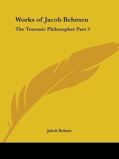 Front cover_Works of Jacob Behmen