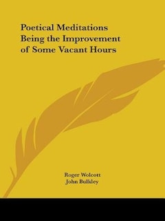 Front cover_Poetical Meditations Being the Improvement of Some Vacant Hours