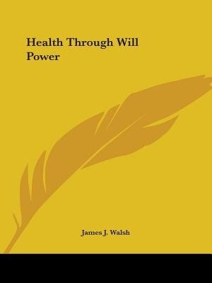 Couverture_Health Through Will Power