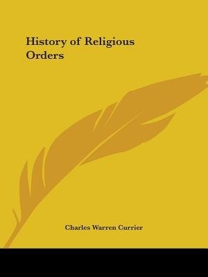 Front cover_History of Religious Orders