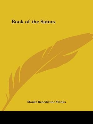 Front cover_Book of the Saints