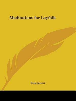 Front cover_Meditations for Layfolk