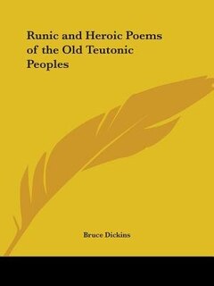 Front cover_Runic and Heroic Poems of the Old Teutonic Peoples