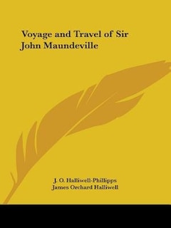 Front cover_Voyage and Travel of Sir John Maundeville