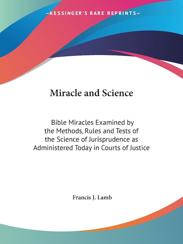 Couverture_Miracle and Science