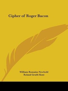 Couverture_Cipher of Roger Bacon