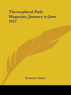 Front cover_Theosophical Path Magazine, January To June 1927
