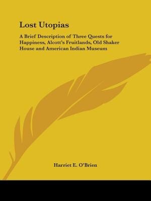 Front cover_Lost Utopias