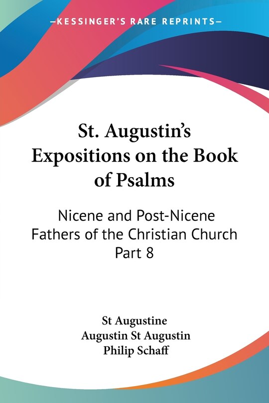 Couverture_St. Augustin's Expositions on the Book of Psalms