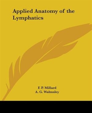 Couverture_Applied Anatomy Of The Lymphatics