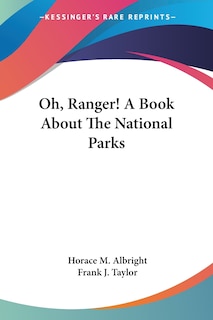 Couverture_Oh, Ranger! A Book About The National Parks